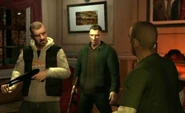 Michael with Gordon and Packie.