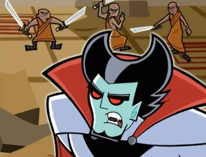 (Leader warrior: You have dishonored our priceless treasures, we shall never obey you!) (Danny: See what happens when you play ball in the house?) "Try as you might, Daniel, you will not stop me from achieving my destiny!"