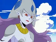Calmaramon’ s face close up in Digimon Frontier.