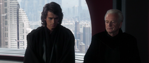 Palpatine asks Anakin if he can trust him.