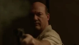 Pruitt (The Invitation).png (177 KB) Pruitt (John Lynch) entered in the cult after being arrested for years when he killed his wife, banging her on the head. He kills Choi and Ben with a gun, and possibly Claire after she leaves the party with her car. Pruitt is killed by Kira, with his head crushed.