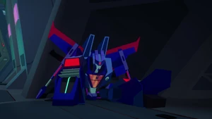 Thundercracker was thrown against the wall