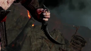 Orc holding Dark Knives.