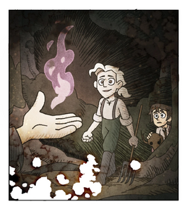 Philip watches as Caleb falls for a young witch named Evelyn.
