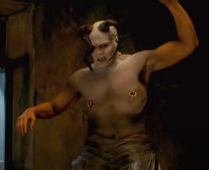 Carl's Satanic form.