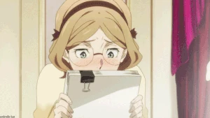 LouisaNervous.gif (1.97 MB) Louisa giving Francis her plans.