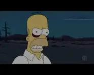 Homer Simpson as a Muncher.
