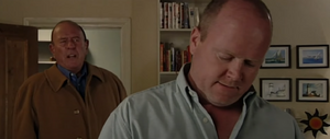 Phil Mitchell feuding against his stepfather Frank Butcher, also Ricky's father.