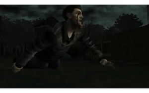 Andy being shot in the head by Lee.
