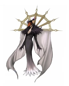 Edea (with her mask on) possessed by Ultimecia.