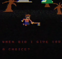 The Entity possessing Thomas, forcing him to kill Arthur.