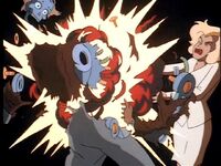 Randa accidentally destroying a duplicate of Rossum