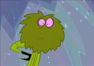 Until Atchan threatens to melt him with his "super laser ray vision"