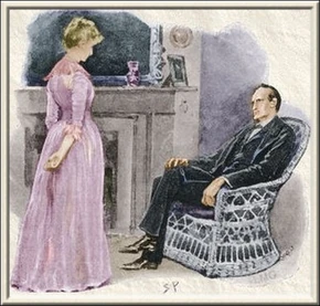 Windibank seducing his stepdaughter
