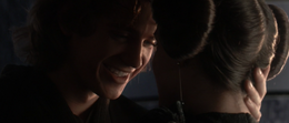 Anakin reunites with his wife, Padmé, for the first time in five months.