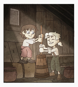 A young Philip Wittebane with his older brother, Caleb.