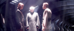 The shields dropped on the Jedi and Palpatine but Skywalker was sure that R2-D2 would arrive and release the shields.