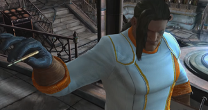 Agnus summoning his demons to attack Nero.