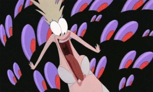 Holli Would screaming comically.