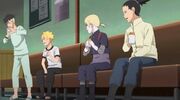 Kawaki, Boruto, Inojin and Shikadai