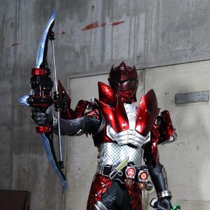 Saver armed with a Sonic Arrow.