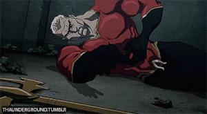 The battle between Wonder Woman and Aquaman