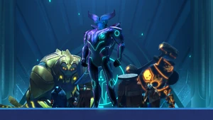 Halcon among Morando's bounty hunters.