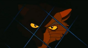 A young Claudandus in his cage, glaring hatefully at Preterius.