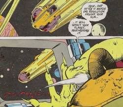 Craniac observing the comet.