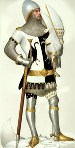 Ser Donnel Swann, brother of Ser Balon Swann of the Kingsguard, sworn to the Iron Throne since his capture in the Battle of the Blackwater.