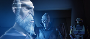 Dooku demanded a status report and told Sobeck that he heard about "problems" with the prisoners.