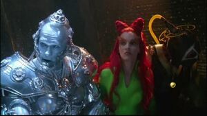 Poison Ivy with Bane and Mr. Freeze in Batman & Robin.