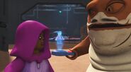 Graballa asks Lena where Pace Freemaker is.