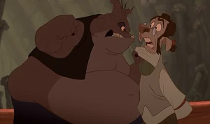 "I pummel you good!"