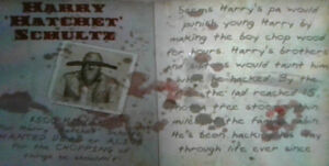 Harry's Journal Page.