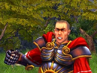 Laszlo as the commander of the Red Church.