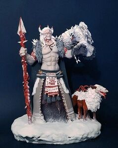 Figurine statue of Orok.