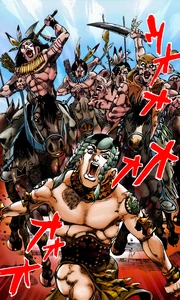 Sandman chased by tribe.png (1.76 MB) Sandman being chased by his tribe for his interest in American culture.