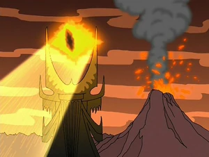 The Eye of Sauron in Family Guy.