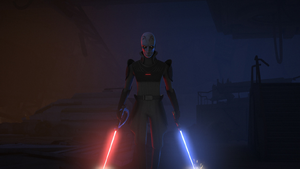 The Grand Inquisitor on Fort Anaxes.