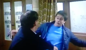 Alan attacks and beats up Terry in the pub for badmouthing him.