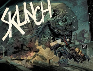 Venom saving Eddie and Daylan.