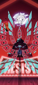 Vox with his wings as an official phone screen.