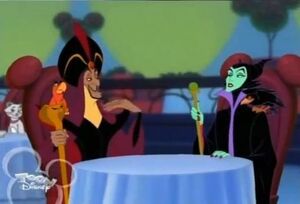 Maleficent on a date with Jafar.