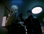 Berardi holding the lingerie store cashier at knifepoint