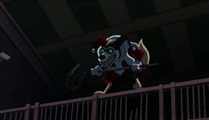 Harley Quinn as a mutant hyena.
