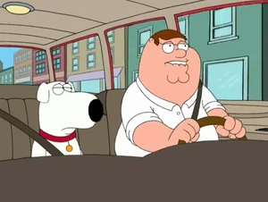 Peter and Brian Griffin.