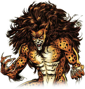 Sebastian Ballesteros as the Cheetah.