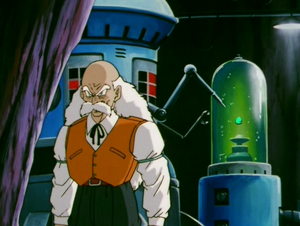 Dr. Maki Gero in his original human form before he became Android 20.