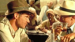Belloq and Indy.